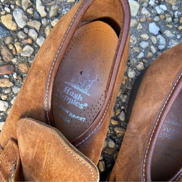 Vintage mens Hush Puppies suede Rockabilly loafers size 6.5 main image 5